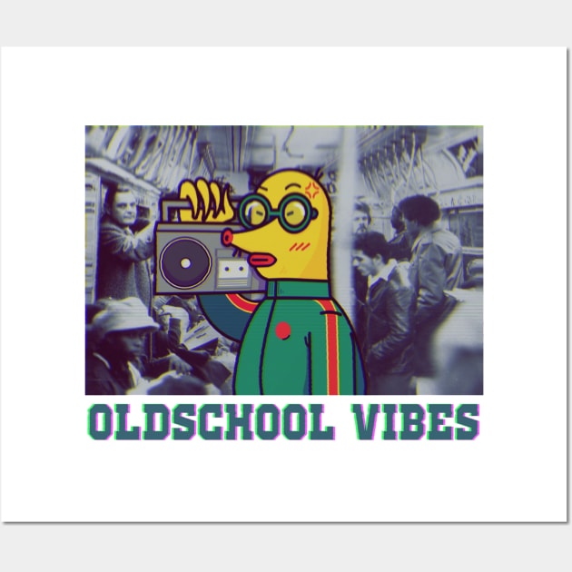 OLDSCHOOL VIBES Wall Art by gogang_jung